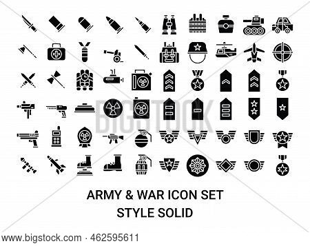Illustration Vector And Logo Icon Army Weapon Icon Perfect. Icon Sign From Modern Collection For Mob