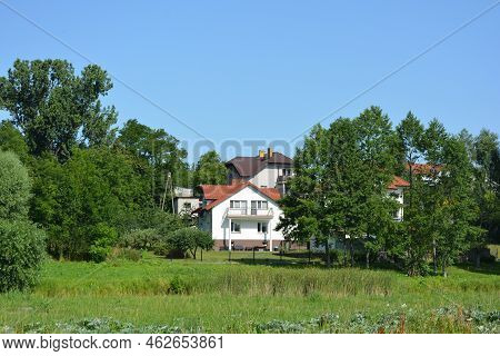 Bright, Doll-like, Stylish Houses, Private Buildings Are Located Around The Amazing Nature, The Bug 