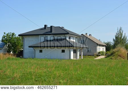Bright, Doll-like, Stylish Houses, Private Buildings Are Located Around The Amazing Nature, The Bug 