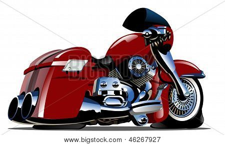 Vector Cartoon moto