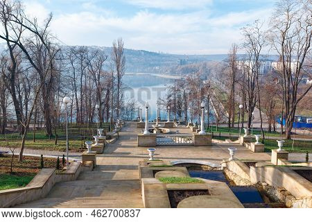 Stunning Park And Incredibly Architecture . Chisinau Valea Morilor Park , Staircase Scara Cascadelor
