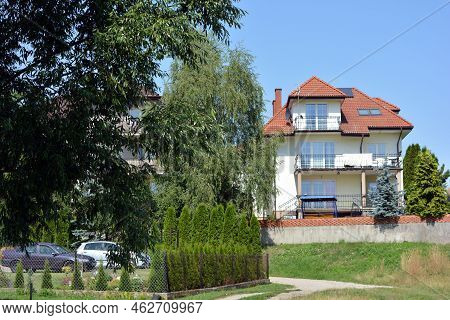 Bright, Doll-like, Stylish Houses, Private Buildings Are Located Around The Amazing Nature, The Bug 