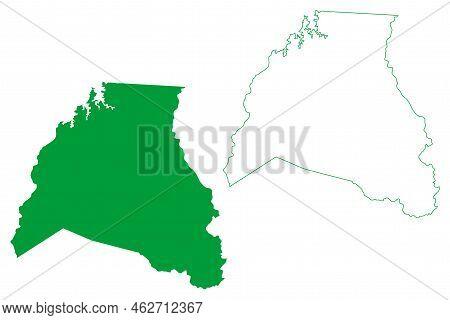 Hidrolandia Municipality (ceará State, Municipalities Of Brazil, Federative Republic Of Brazil) Map 