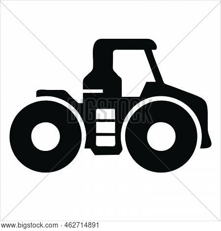 Tractor Icon Isolated On White Background From Smart Farm Collection. Tractor Icon Thin Line Outline