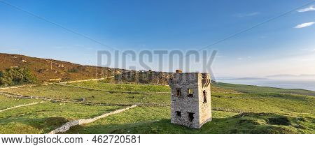 Aerial View Of The Crohy Head Signal Tower At Maghery By Dungloe - Ireland