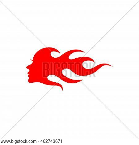 Unique Face Woman Icon Vector Illustration Design