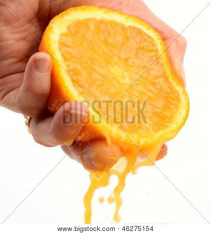 Exprimir la naranja