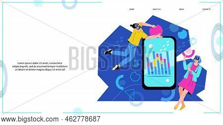 Metaverse Or Virtual Reality Technology, Cyber Space And Metaverse Reality App For Business, Gaming 