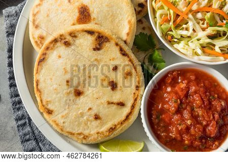 Homemade Salvadoran Corn Pupusas