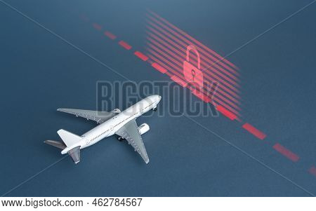 Denial Of Permission To Enter The Airside. Danger In Aircraft Operation. Ban On Flights. No Fly Zone