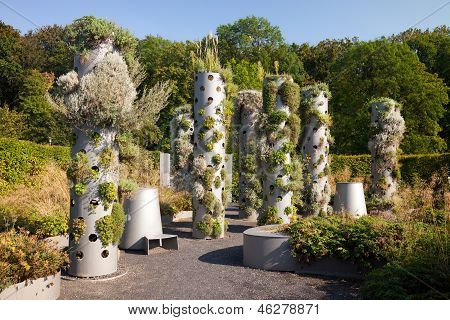 Rose Park Oschatz columnar arkkitehtuuri