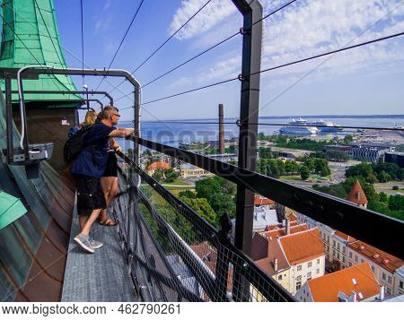 View Point, St. Olaf's Church, Tallinn