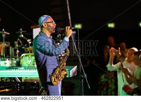 Cracow, Poland - July 08, 2022: Kenny Garrett Quintet Performing Live On The Kijow Centre Stage At S