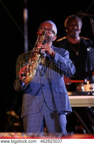 Cracow, Poland - July 08, 2022: Kenny Garrett Quintet Performing Live On The Kijow Centre Stage At S