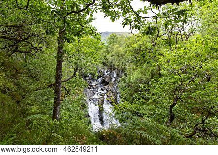 Wonderful Natural Landscape At Strone Hill Forestry, Scotland