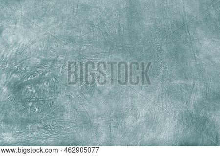 Beautiful Blue Background With Leather Texture With Blue Veins Of Blue Leather As Sample Of Blue Bac