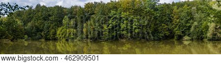 Lake In The Carpathian Forest, Hutsulshchyna National Park, Ukraine