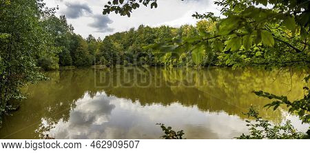 Lake In The Carpathian Forest, Hutsulshchyna National Park, Ukraine