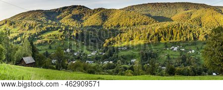 Carpathian Rural Landscape, Hutsulshchyna National Park, Ukraine