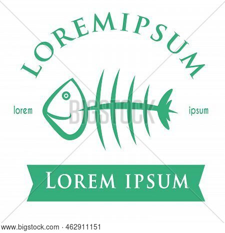 Vector Logo Fish Restaurant .design Template Illustration