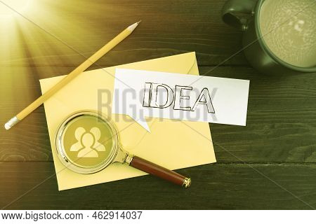 Conceptual Caption Idea. Internet Concept Impression That Tries To Portray The Overarching Scope Or 