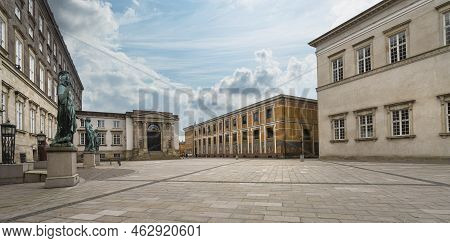 Copenhagen, Denmark. October 2022. External Vieww Of The Supreme Court Palace In The City Center
