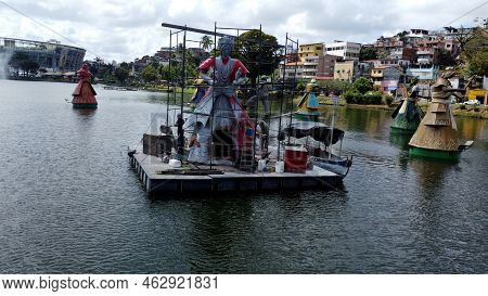 Orixa Sculpture On The Tororo Dike