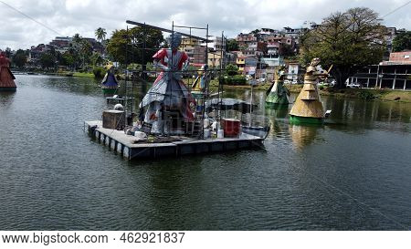 Orixa Sculpture On The Tororo Dike
