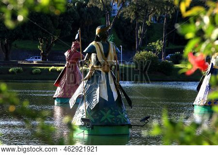 Orixa Sculpture On The Tororo Dike