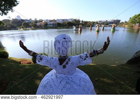 Orixa Sculpture On The Tororo Dike
