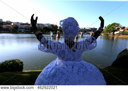Orixa Sculpture On The Tororo Dike