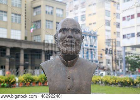 Salvador, Bahia, Brazil - September 30, 2022: Luiz Gonzaga Das Viegens E Veiga, Martyred By The Tail