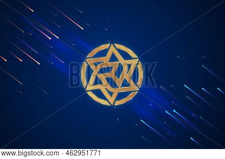 Iris Virtual Currency Images. 3d Illustrations. Coin Logo