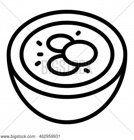 Jakarta Soup Bowl Icon Outline Vector. City Travel. Trans Culture