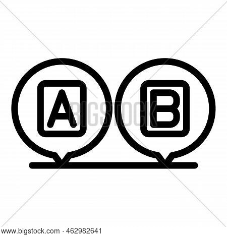 Game Question Icon Outline Vector. Ask Test. Quiz Trivia