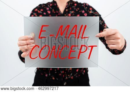Text Showing Inspiration E Mail Concept. Business Overview Sequence Of Marketing Efforts To Reach Cu