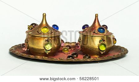 Copper made jewel box