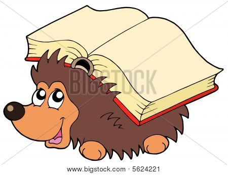 Erizo con libro