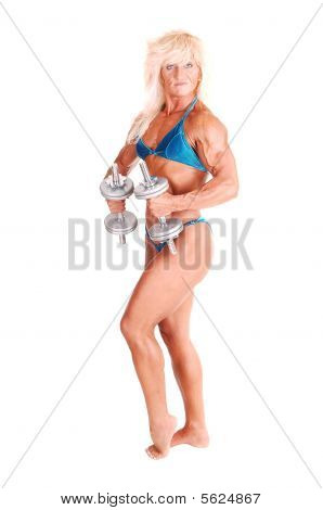 Bodybuilding kvinde.