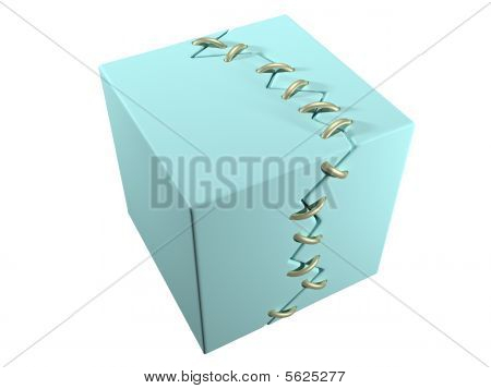 konzeptionelle Bild der Reparatur von defekten Sache (Cube)