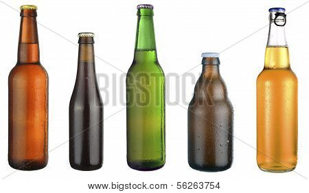 Set Of Beer Bottles