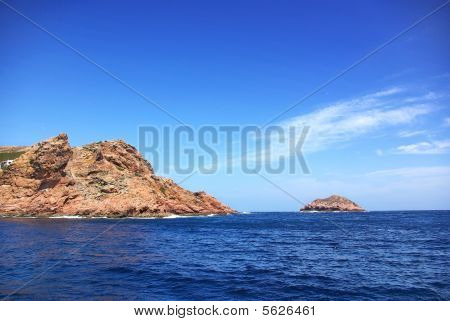 Øen af berlengas i Atlanterhavet.
