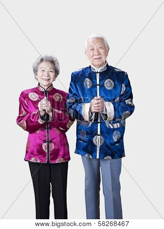 Portrait Of A Senior Chinese Couple