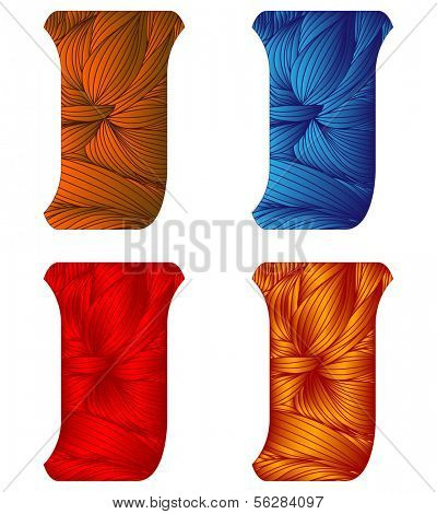 bizarre doodle letter