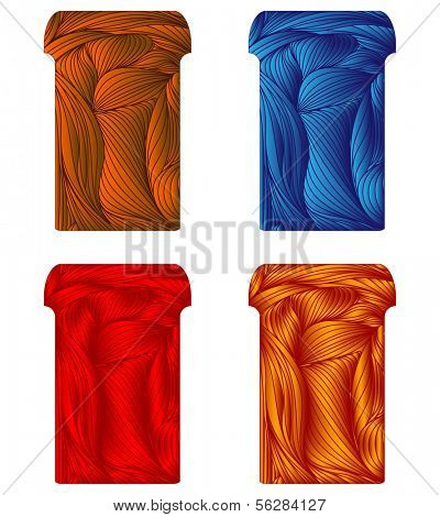 bizarre doodle letter