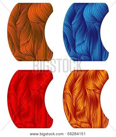 bizarre doodle letter