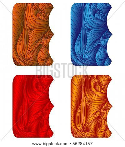 bizarre doodle letter