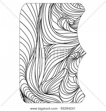 isolated bizarre typescript letter