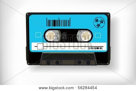 old retro audio tape