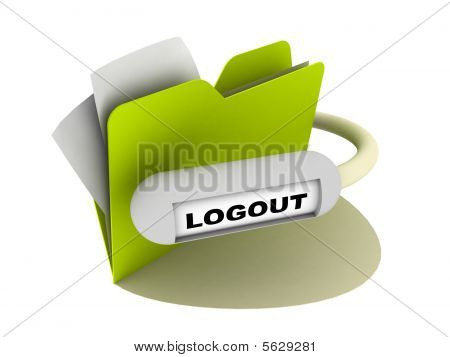 Logout knap